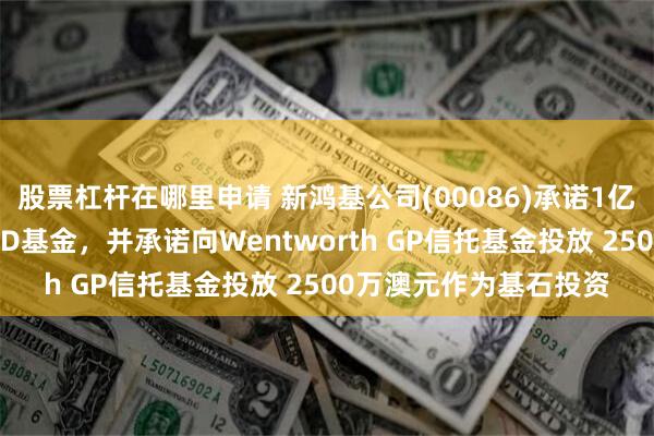 股票杠杆在哪里申请 新鸿基公司(00086)承诺1亿美元的资金投资于WCD基金，并承诺向Wentworth GP信托基金投放 2500万澳元作为基石投资