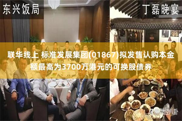 联华线上 标准发展集团(01867)拟发售认购本金额最高为3700万港元的可换股债券